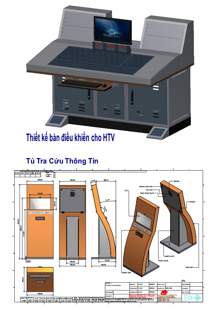 Giải pháp tủ mạng - thiết kế bàn điều khiển cho HTV